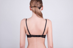 Бюстгальтер дублированная чашка черный для малых полнот Milavitsa 123280 черный - фото 2