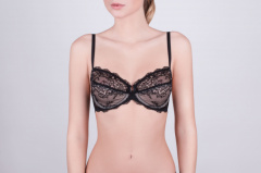 Бюстгальтер балконет мягкая чашка на каждый день Milavitsa 123290 черный - фото 1