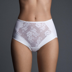 Белый слип из хлопка для полных форм с высокой линией талии Milavitsa 256180 белый - фото 1