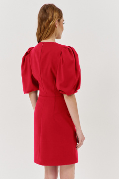 Платье FLAIM 1141.02 красный - фото 5