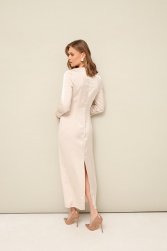 Нарядное полуприлегающего силуэта вечернее платье с драпировкой PUR PUR 11-330/1 - фото 5