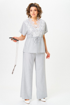 Блуза, брюки Svetlana-Style 2105 серый - фото 1