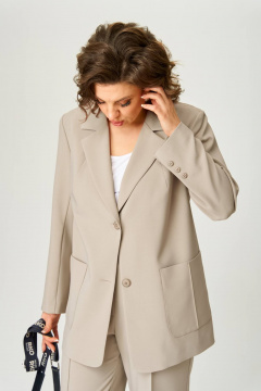 Брюки, жакет Karina deLux M-1273 бежевый - фото 5