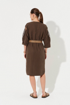 Платье Ketty 70780 Коричневый - фото 4