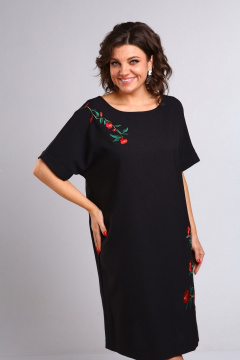 Платье LadisLine 1554 черный - фото 5