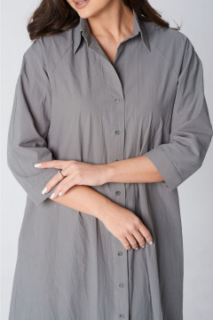 Платье LeNata 16495 серый - фото 5