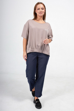 Блуза Condra 16268 темно-бежевый - фото 2