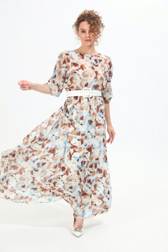 Платье NikVa 963-1 акварель - фото 1