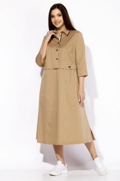 Платье TAiER 1270 песочный - фото 3