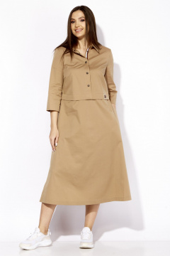 Платье TAiER 1270 песочный - фото 1