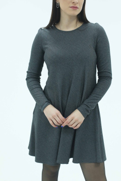 Платье Панда 183580w серый - фото 2