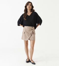 Юбка Панда 194653w бежевый - фото 1