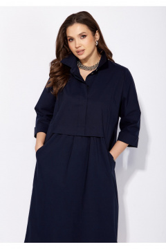 Платье TAiER 1346 синий - фото 5