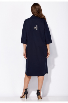 Платье TAiER 1346 синий - фото 4