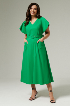 Платье Панда 143683w ярко-зеленый - фото 1