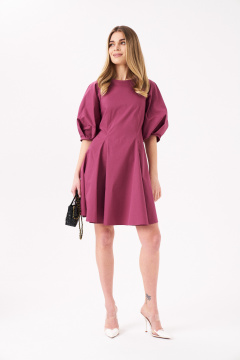 Платье Панда 139083w темно-малиновый - фото 1