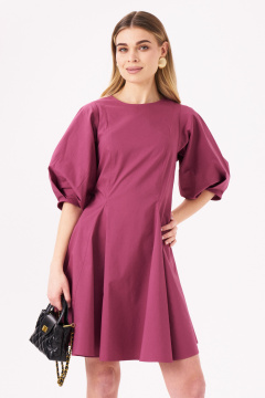 Платье Панда 139083w темно-малиновый - фото 2