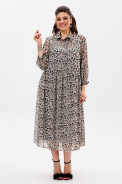 Платье Anelli 1362 летние_ноты - фото 3