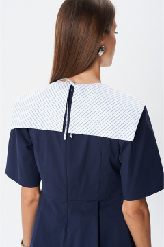 Платье SHAM SHAM 1040 темно-синий - фото 5