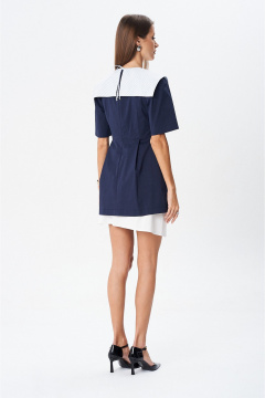 Платье SHAM SHAM 1040 темно-синий - фото 4