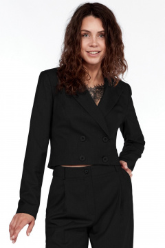 Брюки, жакет LadyThreeStars 2443 черный - фото 3