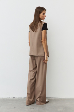 Брюки, жилет Luitui R4057 бежевый - фото 5