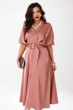 Платье AGATTI 5398-5 пудра - фото 3