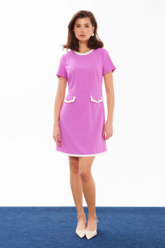 Платье Панда 12280 розовый - фото 1