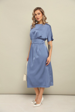 Платье LM М122 аквамарин - фото 2