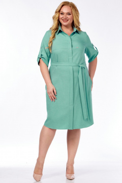 Платье LadyThreeStars 2571 мятный - фото 4