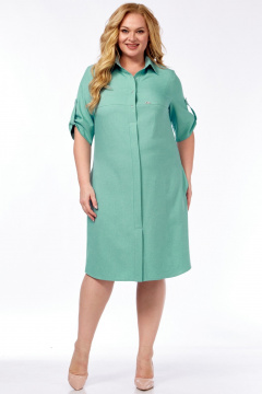 Платье LadyThreeStars 2571 мятный - фото 2