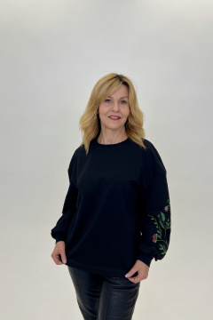 Свитшот Tammi 3Т92-24/2 черный - фото 3