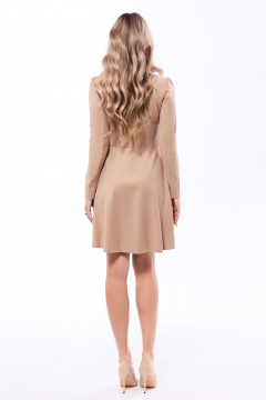 Платье Golden Valley 4949 бежевый - фото 3