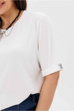 Джемпер Mislana 1201 белый - фото 5