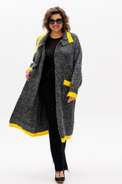 Кардиган Michel chic 366 серый_меланж - фото 5