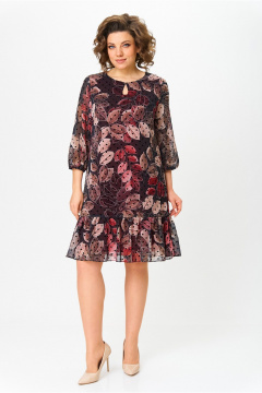 Платье Moda Versal П2453 бордовый - фото 1