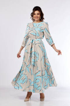 Платье Moda Versal П2525 голубой - фото 2