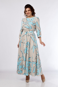 Платье Moda Versal П2525 голубой - фото 1