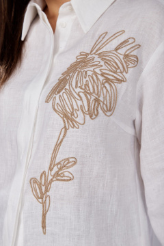 Рубашка MALI 625-061 белый - фото 5