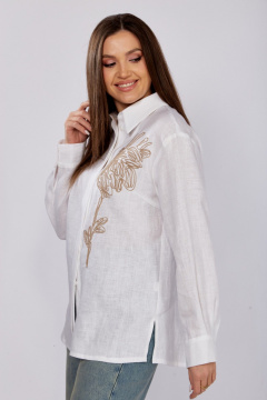 Рубашка MALI 625-061 белый - фото 4