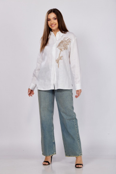 Рубашка MALI 625-061 белый - фото 1