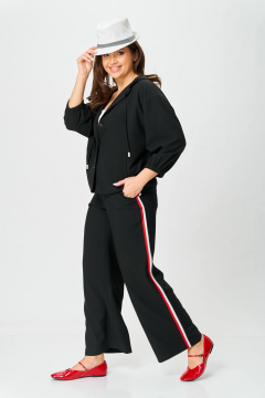 Брюки, куртка Karina deLux M-1327 черный - фото 1