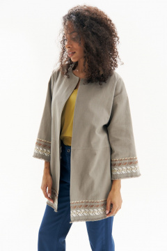 Кардиган с бахромой и вышивкой для летнего образа Urs 22-879-1 - фото 5
