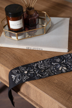 Деловой костюм 3 предмета с вышивкой и на пуговицах Urs 21-488-1 - фото 4