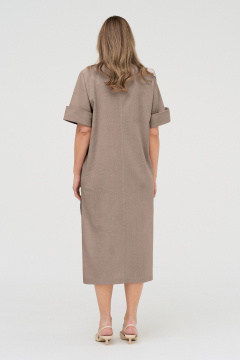 Платье AltaModa 1013-3 светло-коричневый - фото 2