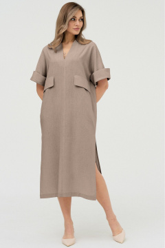 Платье AltaModa 1013-3 светло-коричневый - фото 1