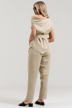 Блуза, брюки AltaModa 2001/5 бежевый - фото 2