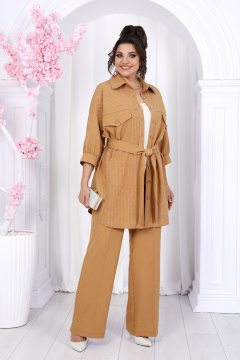 Блуза, брюки, майка Ninele 6048 горчица - фото 2