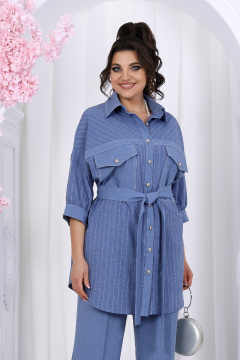 Блуза, брюки, майка Ninele 6048 небесный - фото 2