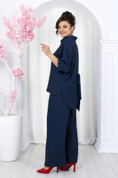 Блуза, брюки Ninele 6054 синий - фото 3